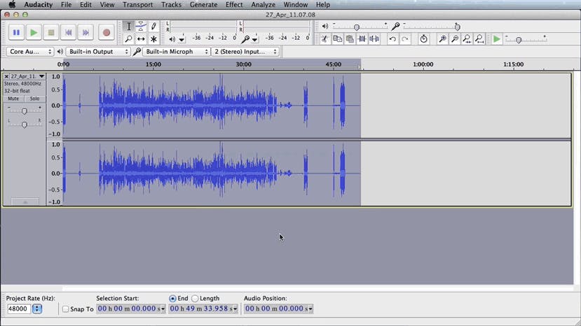 Use Amplify in Audacity 